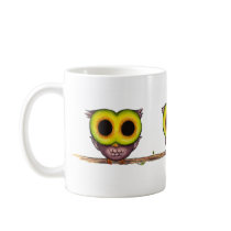 Three Wise Owls mugs