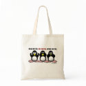 Three Wise Penguins bags