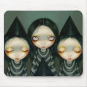 Three Witchy Sisters mousepads by strangeling Three Witchy Sisters mousepads