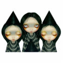 Three Witchy Sisters Photo Sculpture photo sculptures by strangeling Three Witchy Sisters Photo Sculpture photo sculptures
