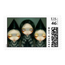 Three Witchy Sisters Stamp