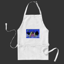 Three Wolves in Snow aprons
