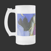 Three Wolves in Snow mugs