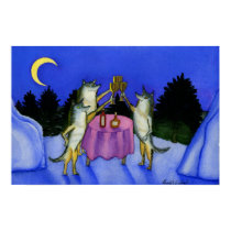 Three Wolves Poster posters