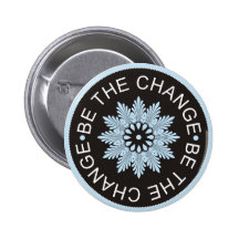 Three Word Quotes ~Be The Change~ Buttons