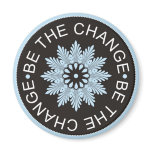 Three Word Quotes ~Be The Change~ Fridge Magnets