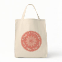 Three Word Quotes ~Believe You Can~ Canvas Bags