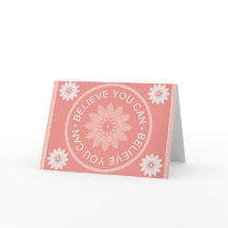 Three Word Quotes ~Believe You Can~ Card
