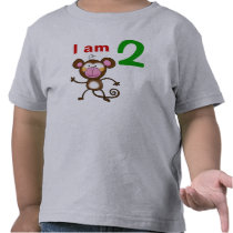 Three year old birthday gift (cheeky monkey) tee shirt