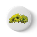Three Yellow Daisies Pin