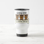 Three Yorkshire Terriers Coffee Mugs