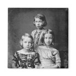 Three Young Girls ~ 1845 Fridge Magnets