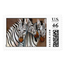 Three Zebras Stamps