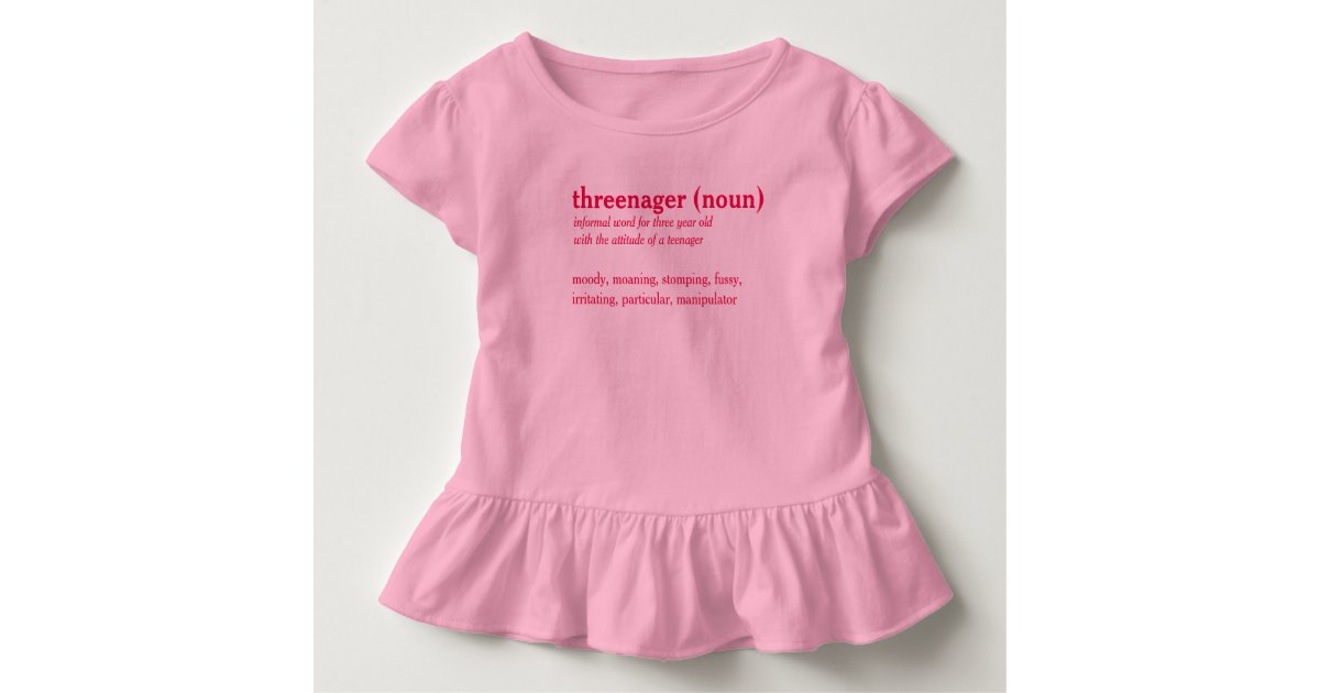 threenager t shirt