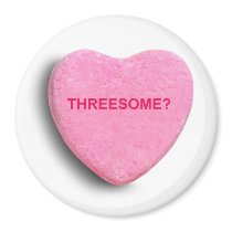 THREESOME CANDY HEART magnets