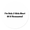 Threesome! stickers