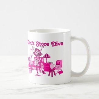 Thrift Store Diva Coffee Mugs