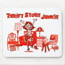 Thrift Store Junkie Mousepads