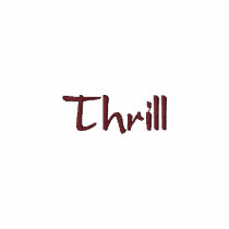 Thrill embroidered shirts by msrmusic Thrill embroidered shirts