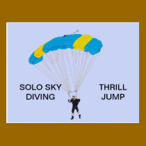 THRILL JUMP-SKY DIVING postcards