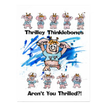 Thrilley Thinklebones Poster Print by zooogle Thrilley Thinklebones Poster Print