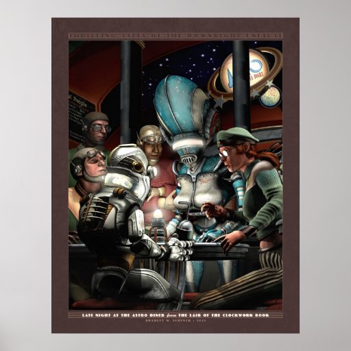 Thrilling Tales: Late Night at the Diner  (22x28") Posters