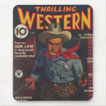 Thrilling Western Pulp mousepads