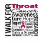 Throat Cancer Awareness Walk Tshirts
