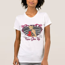 Throat Cancer Fight Like A Girl Boxer T Shirts