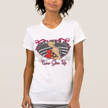 Throat Cancer Fight Like A Girl Boxer Tees