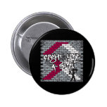 Throat Cancer Graffiti Wall Fight Like A Girl buttons
