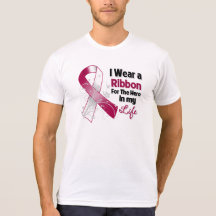 Throat Cancer Ribbon Hero in My Life Shirts