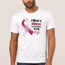 Throat Cancer Ribbon Hero in My Life T-shirt
