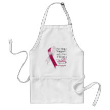 Throat Cancer Support Hope Awareness Aprons