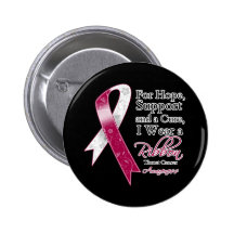Throat Cancer Support Hope Awareness Pin