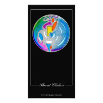 Throat Chakra Customized Photo Card