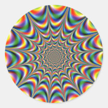 throbbing-fractal-optical-illusion STICKER