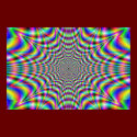 throbbing - optical illusion posters
