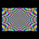 throbbing - optical illusion posters