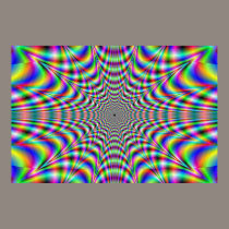 throbbing - optical illusion posters