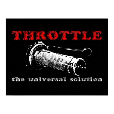 Throttle Solution Dirt Bike Motocross Poster by allanGEE