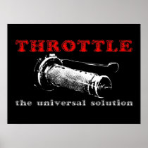 Throttle Solution Dirt Bike tocross Poster