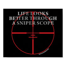 Through a Sniper Scope posters by thefrozenduck Through a Sniper Scope posters