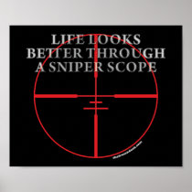Through a Sniper Scope Posters