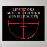 Through a Sniper Scope Posters