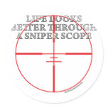 Through a Sniper Scope stickers