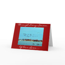 Through Every Season...Anniversary Card