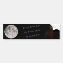Through Moonlit Eyes Bumper Sticker
