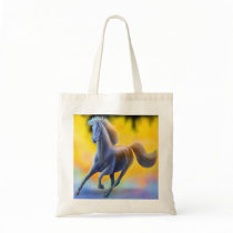 Through the Fire Horse Tote Bag