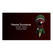 Through The Keyhole, business cards